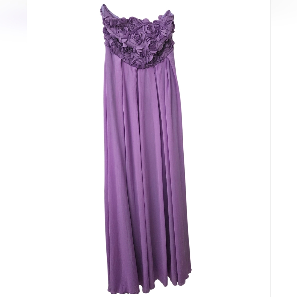 Faeriesty Lavendar Rose strapless gown XL NEW